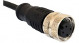 PXPPVC12FBF05BCL010PVC Вилка; M12; PIN:5; "мама"; код B-Profibus; провода; прямой; 60В