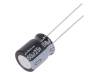UKL1E151MPD, Конденсатор: электролитический; THT; 150мкФ; 25ВDC; O10x12,5мм, NICHICON