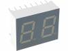 DC04-11YWA Дисплей: LED; 7-сегментный; 10мм; желтый; 1,2-3мкд; катод; II.зн:2