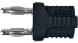 KURZ 12-4 IG MB Ni / SW Jumper plug diam. 4 mm Black