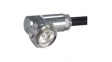 16 716-50-9-5/033E RF Connector, 7/16, Brass, Plug, Right Angle, 50Ohm, Clamp Terminal
