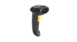 LS2208-7AZU0300SR Barcode Scanner Kit, 1D Linear Code, 0 ... 638 mm, PS/2/RS232/USB, Cable, Black