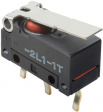 D2FD-2L1-1T Micro switch 2 A Flat lever straight 1 change-over (CO)