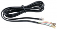 129-1-5 Telephone cable 2 m Black