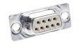 CHDS09F01-WHT D-Sub Socket DE-9 Solder Cup