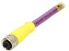 1200980089 B05S00PP4M100 Вилка; M12; PIN: 5; "мама"; код B-Profibus; 10м; изоляция: PUR; IP67