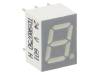 TDSR0750-HI Дисплей: LED; 7-сегментный; 7мм; красный; 0,7-2,2мкд; анод; II.зн:1