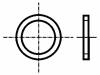 1271407, Шайба; круглая; M12; D=16мм; h=2мм; сталь; Покрытие: цинк; BN:739, BOSSARD