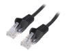 DK-1511-020/BLACK Patch cord; U/UTP; 5e; многопров; Cu; ПВХ; черный; 2м