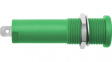 HSEB 3125 L Ni / GN Laboratory socket diam 4 mm green CAT IV