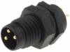 LTW8P-03PMMP-SF7001 Разъем: М8; "папа"; PIN:3; на панель; гнездо; 5А; IP67; 60В
