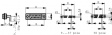 DT25SYC/2 D-Sub socket 25P