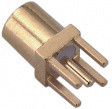 82 MMCX-50-0-1/111 NE PCB Jack 50 Ohm, 6 GHz, Female, MMCX Straight MMCX