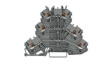 2202-3203 Terminal Block, L/L/N, Cage Clamp, 6 Poles, 500V, 22A, 1 ... 2.5mm², Grey