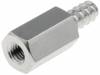 215ST3.5X10 Дистанцирующая стойка с резьбой; Внутр.резьба: M3; 10мм; латунь