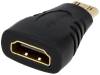 AH0009, Адаптер; гнездо HDMI, вилка mini HDMI; черный, LOGILINK
