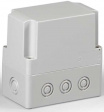 SPCK081313G Cubo S 75 x 125 x 125 мм, 50 мм основание, Pg выбивные отверстие, серая крышка,