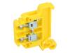 ZG-G4 A11-8201 Соединитель: на рейку; Контактные группы:1; клеммы:2; желтый