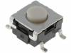 B3S-1000P Микропереключатель; 1; SPST-NO; 0,05A/24ВDC; SMT; 1,57Н; 6x6мм