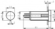 1.02.614.502/1002 Ламповый индикатор бесцветный