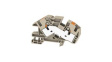 2668740000 Terminal Block, Blade Terminal, 1 x 5.5 mm, 2 Poles, 800V, 76A, 0.5 ... 16mm², Dark Beige