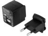 SYS1529-1205-EU-USB Блок питания: импульсный; 5ВDC; 2,4А; Вых: USB x2; 12Вт; Вилка: EU