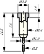 SB2 Plug Socket Gold-Plated Copper 0.4 mm