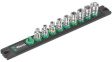 05005420001 Zyklop Socket Set, Hex, Imperial, 9 Pieces, 1/4"