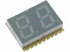 KCDA03-102 Дисплей: LED; SMD; 7-сегментный; 7,62мм; зеленый; 1,2-5,6мкд; анод