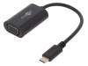38531, Адаптер MHL; USB 3.1; гнездо D-Sub 15pin HD, вилка USB C; 0,2м, Goobay