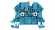 8731640000 Test Disconnect Terminals, 500V, 24A, 2 Poles, 2.5mm\x1a, Screw, Blue