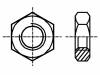 M4/BN508 Гайка; шестигранная; M4; латунь; Шаг:0,7; 7мм; BN:508; DIN:439B