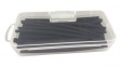 RND 465-01089 [25 шт] Heat-Shrink Tubing, Assortment 2:1, 25pcs, Black