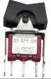 RND 210-00504 Miniature Rocker Switch, SPDT, On-Off-On