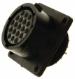 UTS014E19S Panel Mount Socket with Flange UTS Hi Seal Poles=19 Female Housing size14