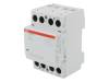 1SAE351111R0140, Контактор:4-полюсный установочный; NO x4; 24ВAC; 24ВDC; 63А; DIN, ABB