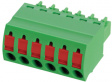 AKZ4551/6KD-3.81.GRN Female header 6P3.81 mm