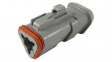DT06-3S-CE04 Housing, Receptacle, 1 Rows, 3 Poles, Grey