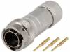 RT0612-3PNH-K, Круглый; вилка; "папа"; PIN:3; 13А; внутр.байонетное соединение, Amphenol