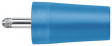 SURB 2112 NI / GN Адаптер; "банан" 4мм; 32А; зеленый; 40,4мм; никелированные