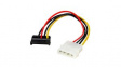 SATAPOWADPL Power Extension Cable, Left Angle 152mm Multicolour