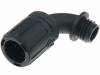 166-22220, Угловой разъем 90°; полиамид; черный; 11мм; UL94V-2; IP66, HellermannTyton
