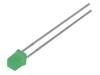 L-704GDT, LED; квадратная; 3x3мм; зеленый; 1-5мкд; 110°; Поверхность: плоская, Kingbright