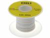 R26WHITE-0100, Кабель; однопров; OFC; 26AWG; kynar 460 (PVDF); белый; 300В; 100м, OK International