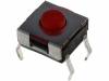 DTSHW6-9R-B Микропереключатель; 1; SPST-NO; 0,05A/12ВDC; THT; 2,6Н; 6x6мм
