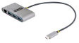 HB30C3A1GEA2 USB Hub, USB-C Plug, 3.0, USB Ports 3, USB-A Socket / RJ45 Socket