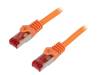 CQ2048S Patch cord; S/FTP; 6; многопров; Cu; LSZH; оранжевый; 1,5м; 27AWG