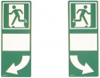 224076 Door handle background label