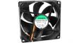 PE92252B1-000U-G99 Axial Fan, 92 x 92 x 25 mm, 24 VDC, Black