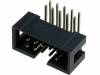 ZL231-10KG Гнездо; IDC; "папа"; PIN:10; угловой 90°; THT; позолота; 2,54мм
